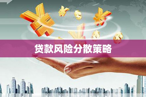 广宗贷款风险分散策略
