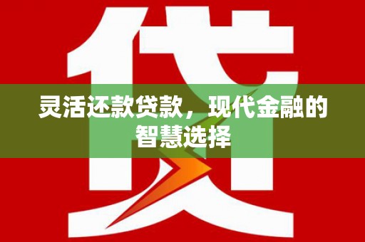 广宗灵活还款贷款，现代金融的智慧选择