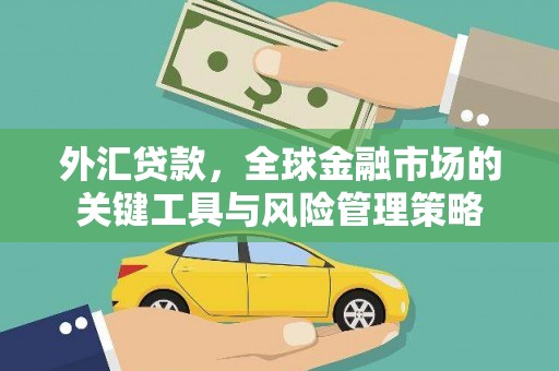 广宗外汇贷款，全球金融市场的关键工具与风险管理策略