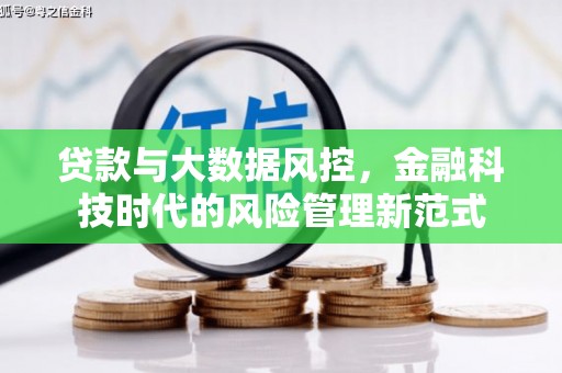 广宗贷款与大数据风控，金融科技时代的风险管理新范式