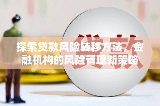广宗探索贷款风险转移方法，金融机构的风险管理新策略