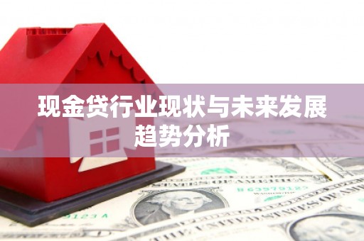 广宗现金贷行业现状与未来发展趋势分析