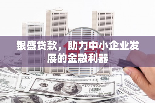 广宗银盛贷款，助力中小企业发展的金融利器