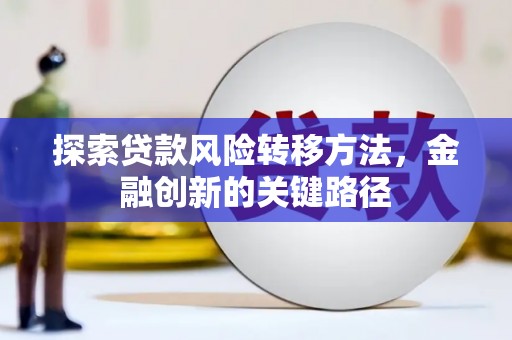 广宗探索贷款风险转移方法，金融创新的关键路径