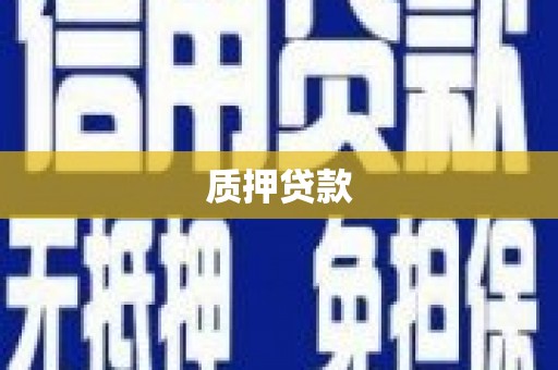 广宗质押贷款