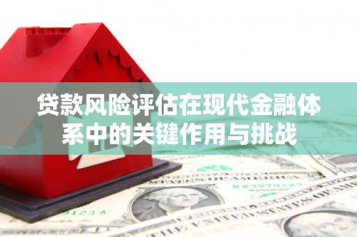 广宗贷款风险评估在现代金融体系中的关键作用与挑战