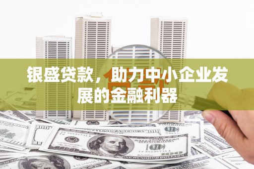 广宗银盛贷款，助力中小企业发展的金融利器
