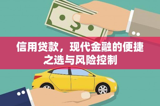 广宗信用贷款，现代金融的便捷之选与风险控制