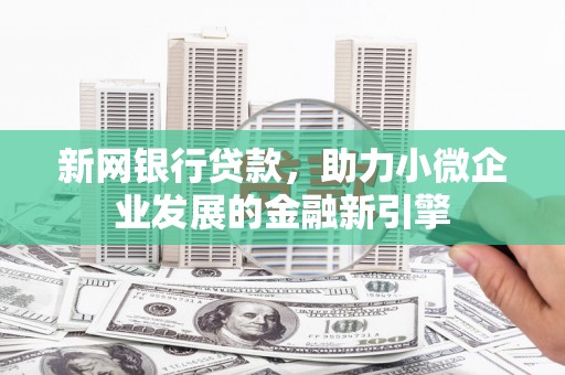 广宗新网银行贷款，助力小微企业发展的金融新引擎