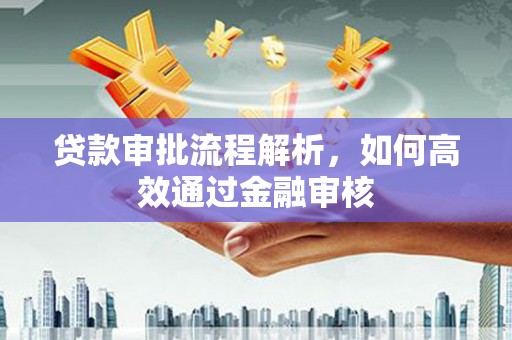 广宗贷款审批流程解析，如何高效通过金融审核