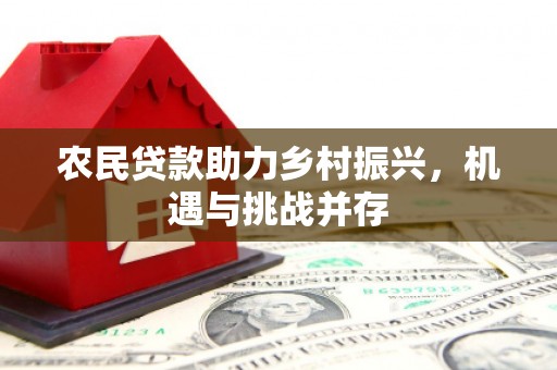 广宗农民贷款助力乡村振兴，机遇与挑战并存
