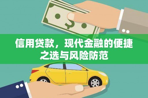 广宗信用贷款，现代金融的便捷之选与风险防范