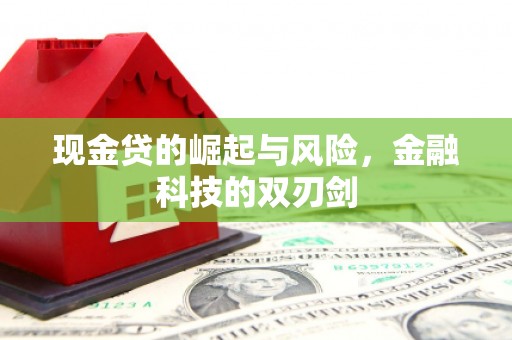 广宗现金贷的崛起与风险，金融科技的双刃剑