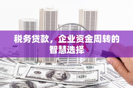 广宗税务贷款，企业资金周转的智慧选择