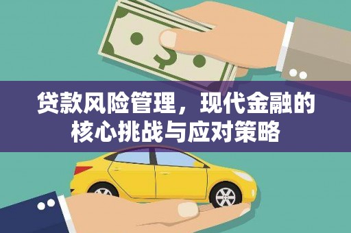 广宗贷款风险管理，现代金融的核心挑战与应对策略