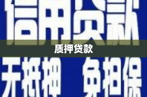 广宗质押贷款