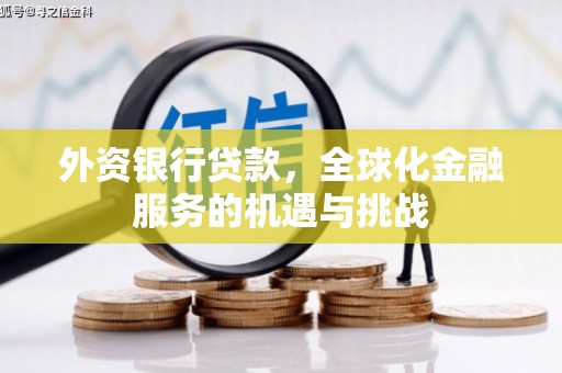 广宗外资银行贷款，全球化金融服务的机遇与挑战