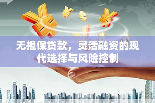 广宗无担保贷款，灵活融资的现代选择与风险控制