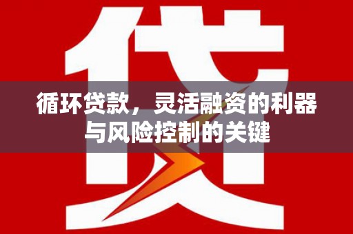 广宗循环贷款，灵活融资的利器与风险控制的关键