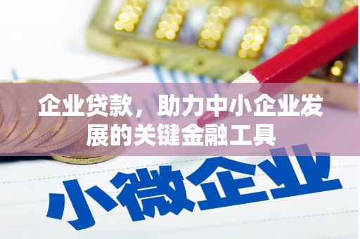 广宗企业贷款，助力中小企业发展的关键金融工具
