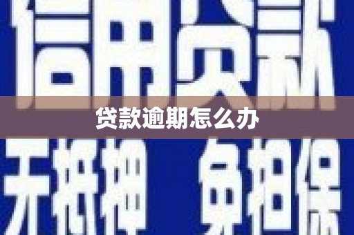 广宗贷款逾期怎么办