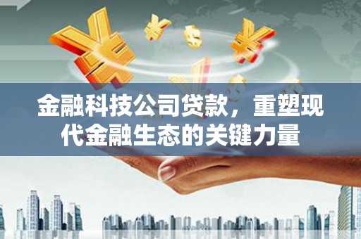 广宗金融科技公司贷款，重塑现代金融生态的关键力量