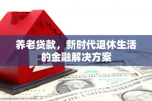 广宗养老贷款，新时代退休生活的金融解决方案