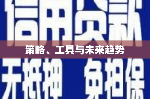 广宗策略、工具与未来趋势