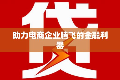 广宗助力电商企业腾飞的金融利器
