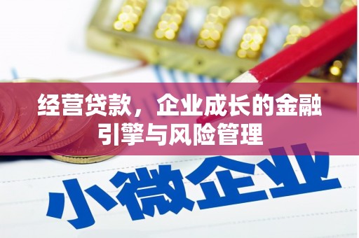 广宗经营贷款，企业成长的金融引擎与风险管理