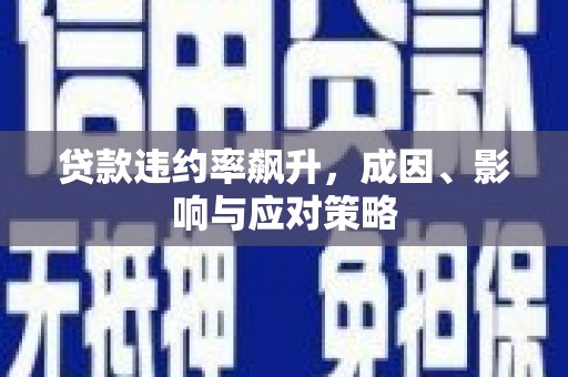 广宗贷款违约率飙升，成因、影响与应对策略
